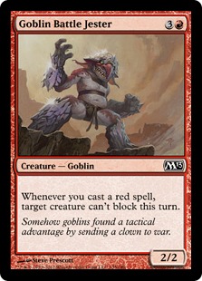 【ENG】【Foil】《ゴブリンの戦囃し/Goblin Battle Jester》[M13]