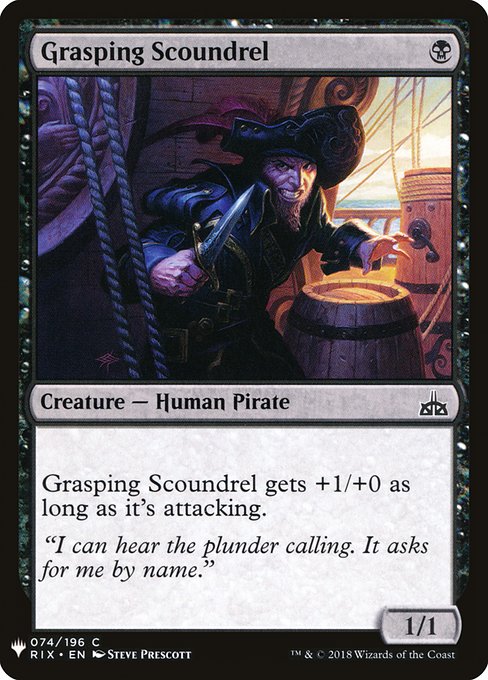 【ENG】《欲深い悪漢/Grasping Scoundrel》[PWシンボル付き再版]