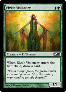 【ENG】【Foil】《エルフの幻想家/Elvish Visionary》[M13]