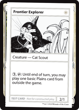 【ENG】■エンブレムなし■《Frontier Explorer》[Mystery Booster Playtest Cards]