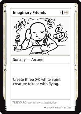 【ENG】■エンブレムなし■《Imaginary Friends》[Mystery Booster Playtest Cards]
