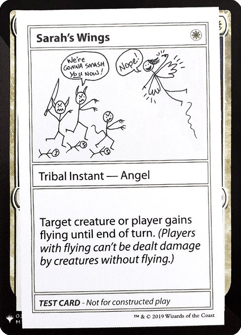 【ENG】■エンブレムあり■《Sarah's Wings》[Mystery Booster Playtest Cards]