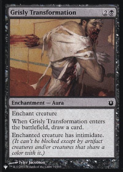 【ENG】《忌まわしい変身/Grisly Transformation》[PWシンボル付き再版]