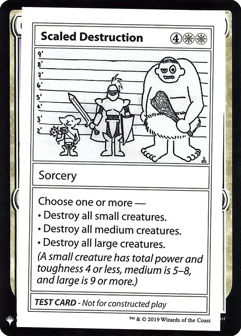 【ENG】■エンブレムあり■《Scaled Destruction》[Mystery Booster Playtest Cards]