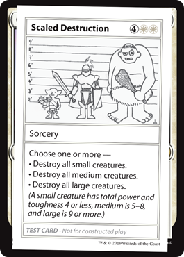 【ENG】■エンブレムなし■《Scaled Destruction》[Mystery Booster Playtest Cards]