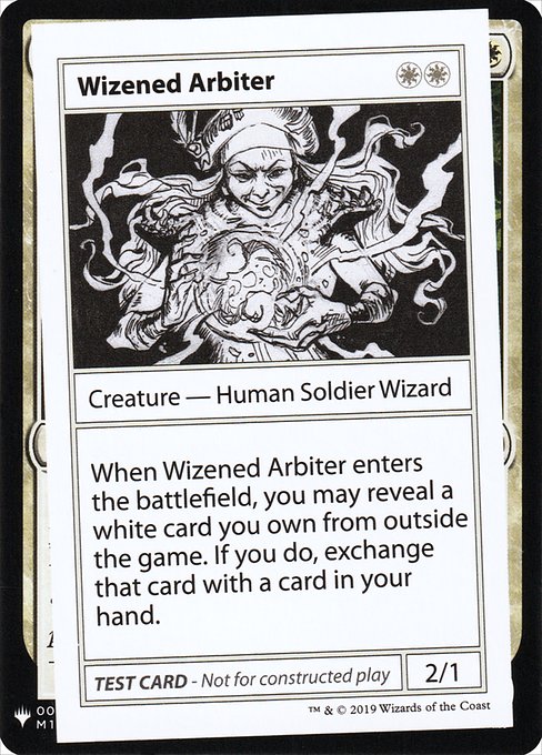 【ENG】■エンブレムあり■《Wizened Arbiter》[Mystery Booster Playtest Cards]