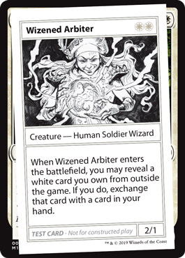 【ENG】■エンブレムなし■《Wizened Arbiter》[Mystery Booster Playtest Cards]