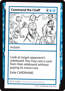 【ENG】■エンブレムなし■《Command the Chaff》[Mystery Booster Playtest Cards]