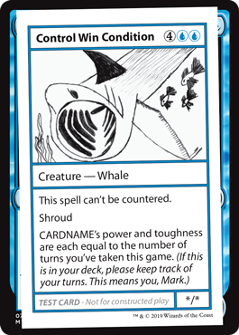 【ENG】■エンブレムなし■《Control Win Condition》[Mystery Booster Playtest Cards]