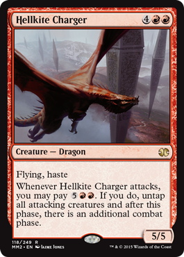 【ENG】《ヘルカイトの突撃者/Hellkite Charger》[MM2]