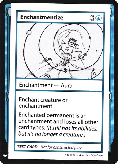 【ENG】■エンブレムあり■《Enchantmentize》[Mystery Booster Playtest Cards]