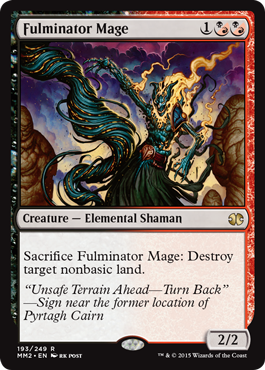 【ENG】《大爆発の魔道士/Fulminator Mage》[MM2]