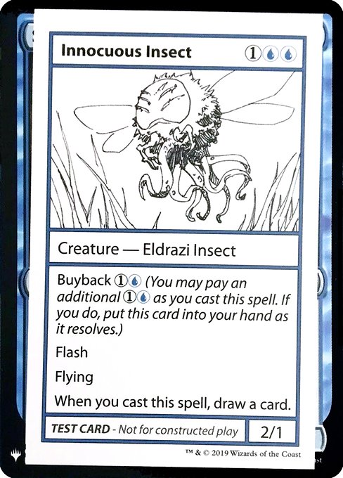 【ENG】■エンブレムあり■《Innocuous Insect》[Mystery Booster Playtest Cards]