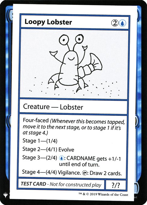 【ENG】■エンブレムあり■《Loopy Lobster》[Mystery Booster Playtest Cards]