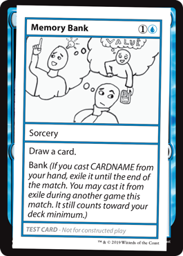 【ENG】■エンブレムなし■《Memory Bank》[Mystery Booster Playtest Cards]