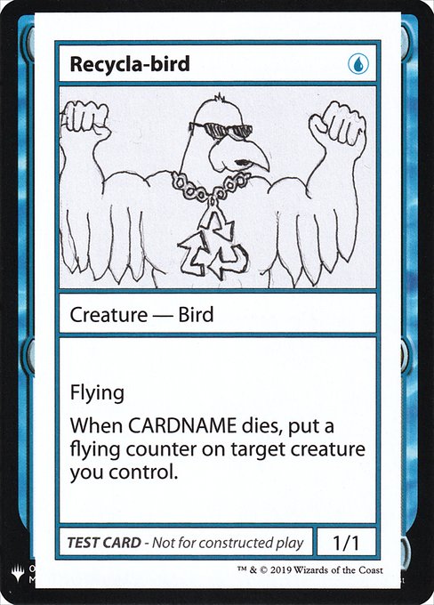 【ENG】■エンブレムあり■《Recycla-bird》[Mystery Booster Playtest Cards]
