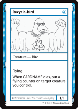 【ENG】■エンブレムなし■《Recycla-bird》[Mystery Booster Playtest Cards]