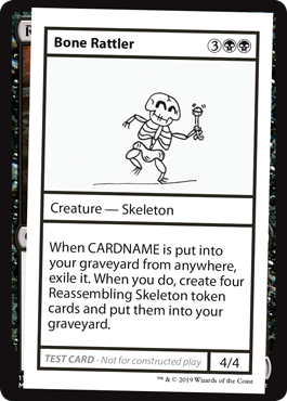 【ENG】■エンブレムなし■《Bone Rattler》[Mystery Booster Playtest Cards]