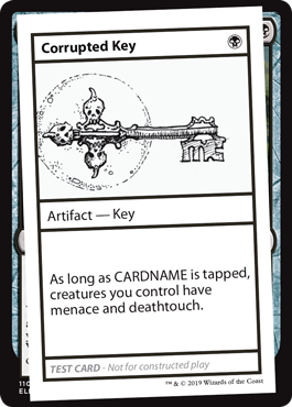 【ENG】■エンブレムなし■《Corrupted Key》[Mystery Booster Playtest Cards]