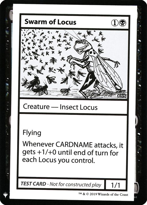 【ENG】■エンブレムあり■《Swarm of Locus》[Mystery Booster Playtest Cards]