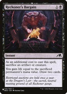 【ENG】《勢団の取り引き/Reckoner's Bargain》[PWシンボル付き再版]