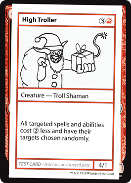 【ENG】■エンブレムなし■《High Troller》[Mystery Booster Playtest Cards]