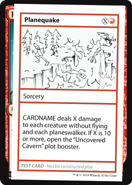 【ENG】■エンブレムなし■《Planequake》[Mystery Booster Playtest Cards]
