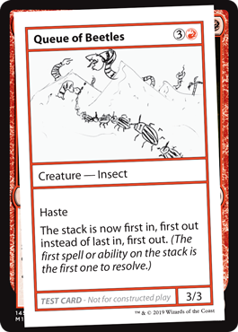 【ENG】■エンブレムなし■《Queue of Beetles》[Mystery Booster Playtest Cards]