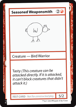 【ENG】■エンブレムなし■《Seasoned Weaponsmith》[Mystery Booster Playtest Cards]