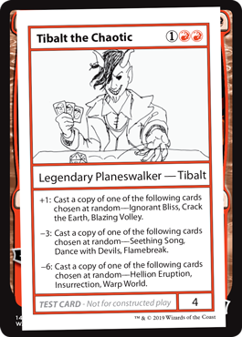【ENG】■エンブレムなし■《Tibalt the Chaotic》[Mystery Booster Playtest Cards]