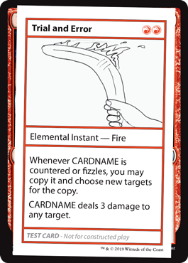 【ENG】■エンブレムなし■《Trial and Error》[Mystery Booster Playtest Cards]