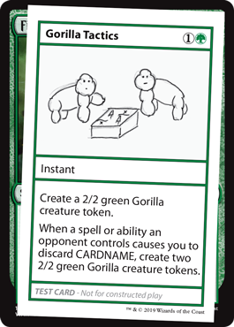 【ENG】■エンブレムなし■《Gorilla Tactics》[Mystery Booster Playtest Cards]