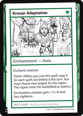 【ENG】■エンブレムなし■《Krosan Adaptation》[Mystery Booster Playtest Cards]