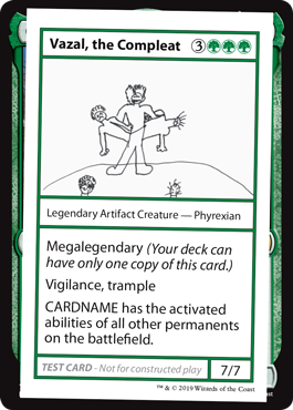 【ENG】■エンブレムなし■《Vazal, the Compleat》[Mystery Booster Playtest Cards]