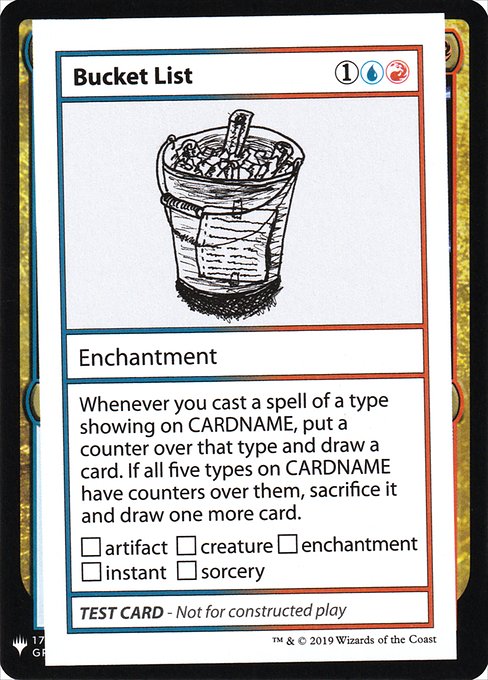 【ENG】■エンブレムあり■《Bucket List》[Mystery Booster Playtest Cards]