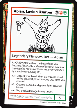 【ENG】■エンブレムなし■《Abian, Luvion Usurper》[Mystery Booster Playtest Cards]