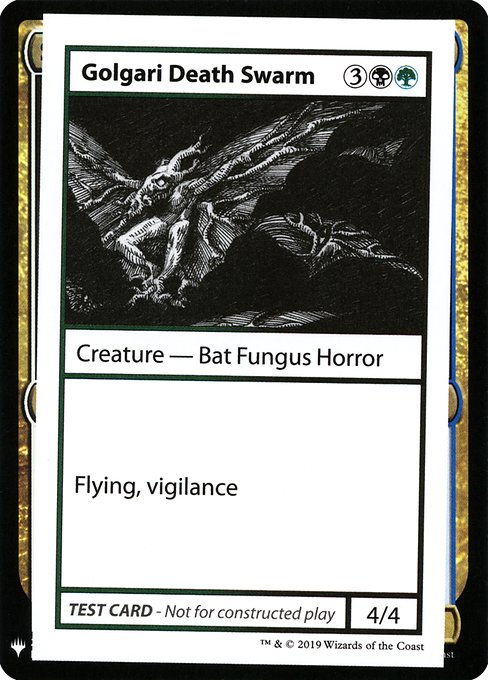 【ENG】■エンブレムあり■《Golgari Death Swarm》[Mystery Booster Playtest Cards]