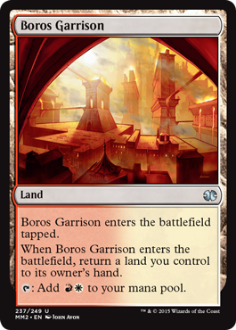 【ENG】【Foil】《ボロスの駐屯地/Boros Garrison》[MM2]