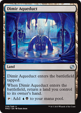 【ENG】【Foil】《ディミーアの水路/Dimir Aqueduct》[MM2]