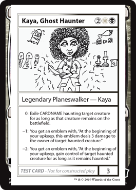 【ENG】■エンブレムなし■《Kaya, Ghost Haunter》[Mystery Booster Playtest Cards]