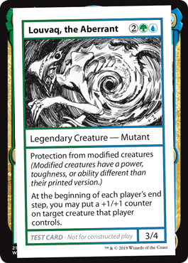 【ENG】■エンブレムなし■《Louvaq, the Aberrant》[Mystery Booster Playtest Cards]