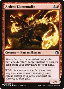 【ENG】《献身的な精霊術士/Ardent Elementalist》[PWシンボル付き再版]