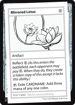 【ENG】■エンブレムなし■《Mirrored Lotus》[Mystery Booster Playtest Cards]