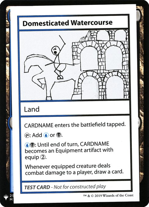 【ENG】■エンブレムあり■《Domesticated Watercourse》[Mystery Booster Playtest Cards]