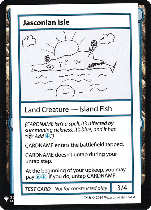 【ENG】■エンブレムあり■《Jasconian Isle》[Mystery Booster Playtest Cards]