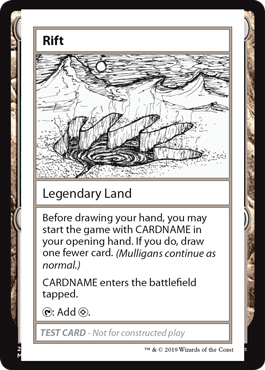 【ENG】■エンブレムなし■《Rift》[Mystery Booster Playtest Cards]