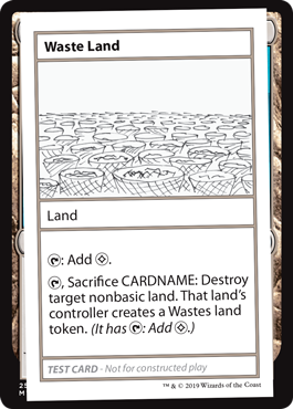 【ENG】■エンブレムなし■《Waste Land》[Mystery Booster Playtest Cards]