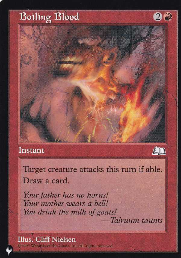 【ENG】《血のたぎり/Boiling Blood》[PWシンボル付き再版]