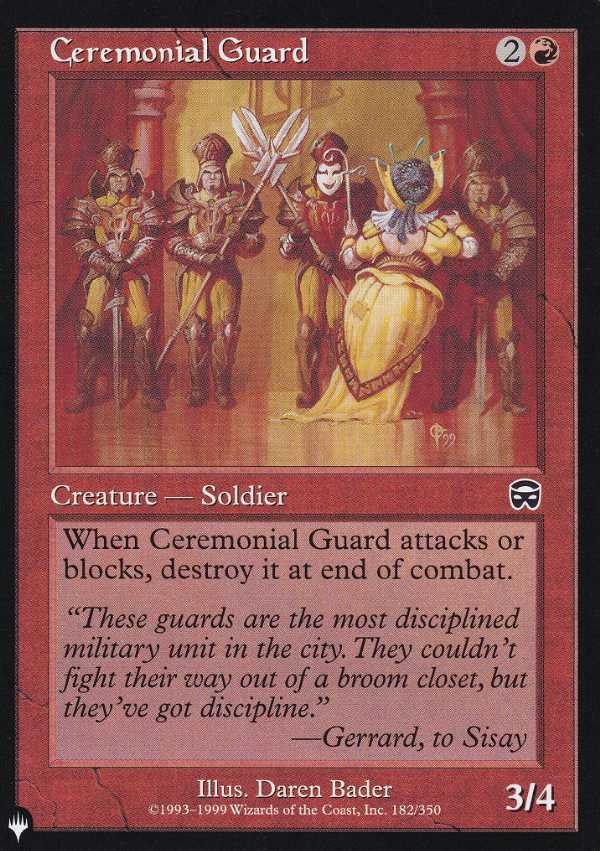 【ENG】《儀礼兵/Ceremonial Guard》[PWシンボル付き再版]