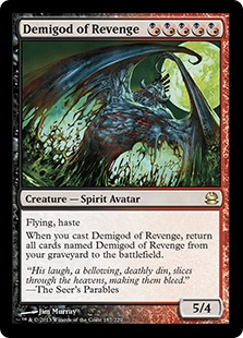 【ENG】【Foil】《復讐の亜神/Demigod of Revenge》[MMA]